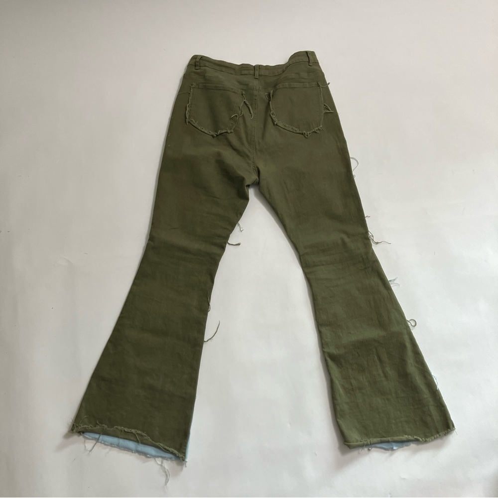 JEANS brand patchwork flare jeans - Picture 5 of 6